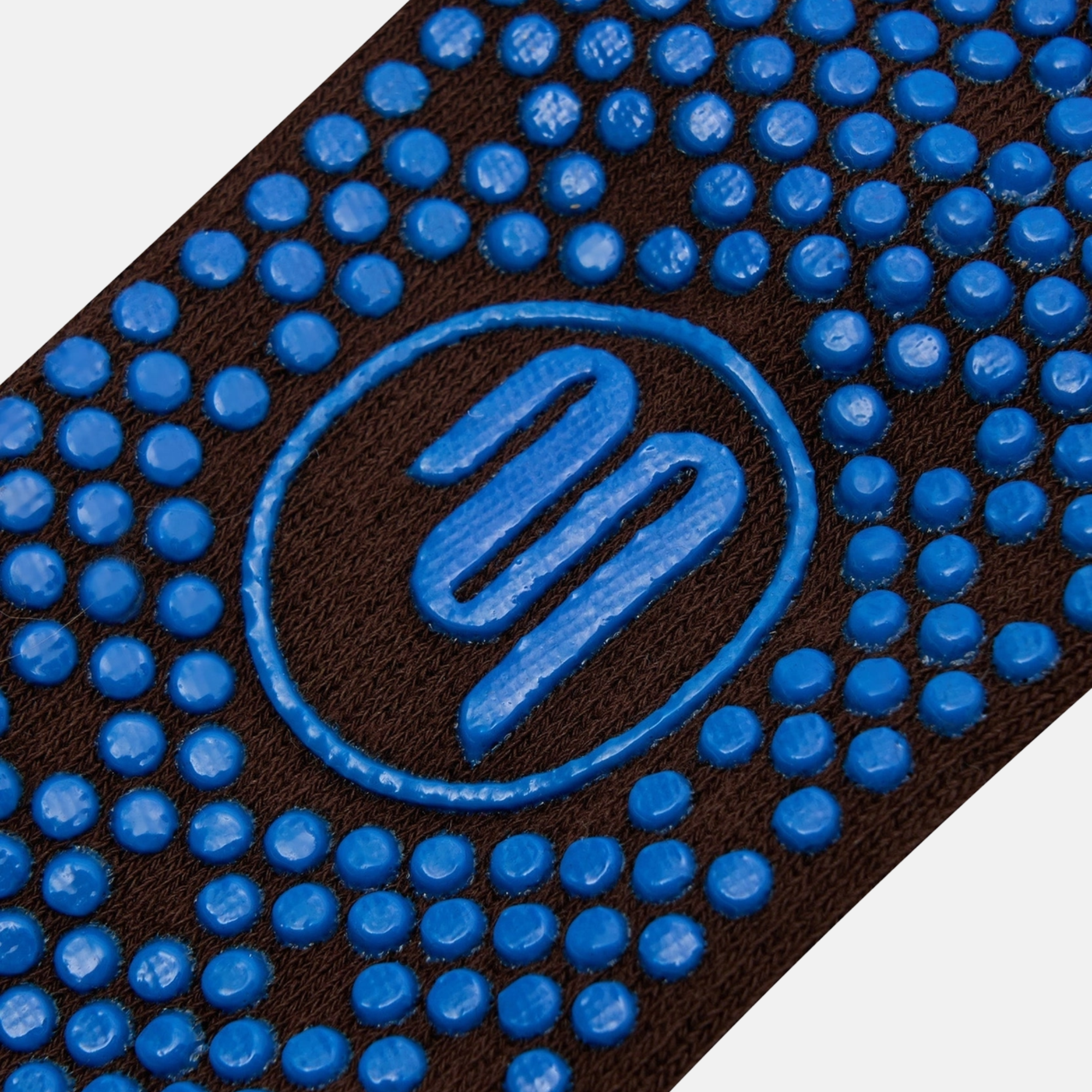 Crew Non Slip Grip Socks - Mocha Strokes